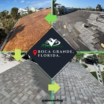 AKM Roofing Logo