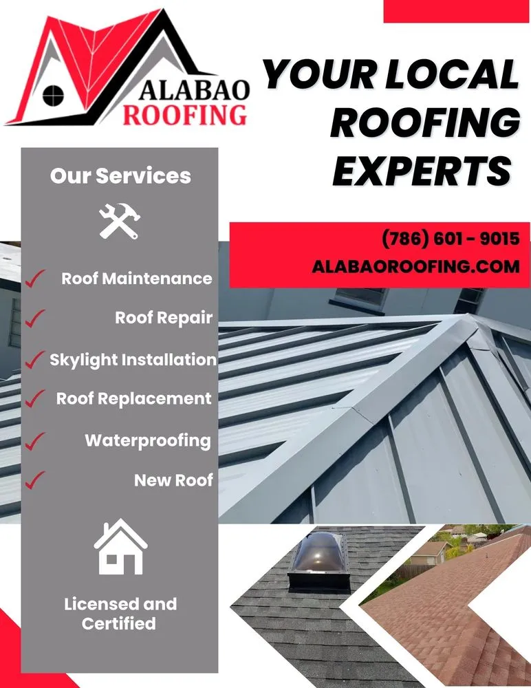 Slide of Alabao Roofing