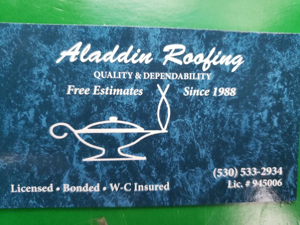 Slide of Aladdin Roofing