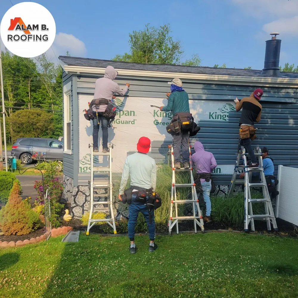 Slide of Alam B Roofing