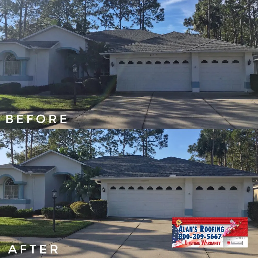 Slide of Alan's Roofing