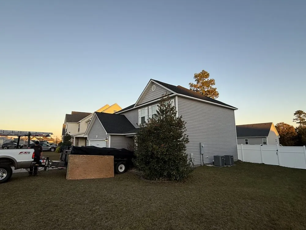 Slide of Aleman’s Roofing