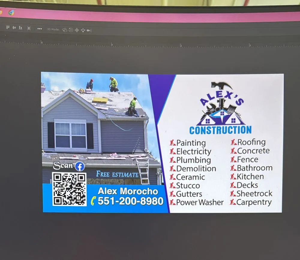 Slide of Alex Construction