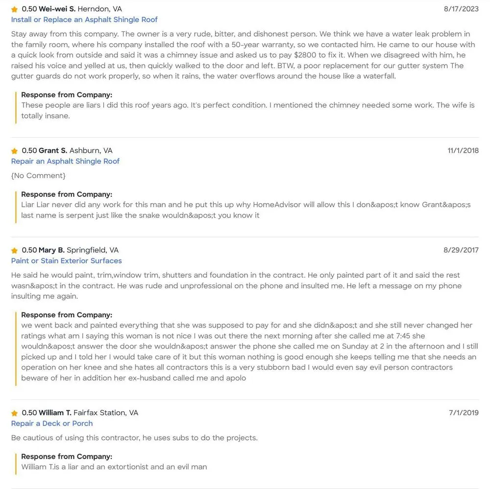 Slide of Alexander Davis Contracting