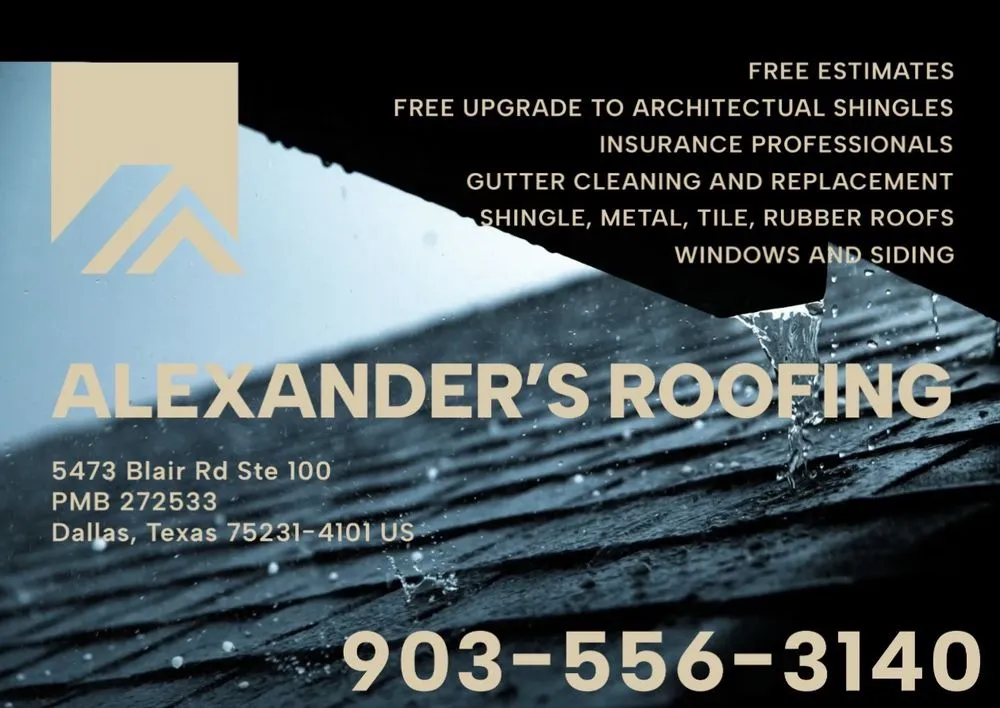 Slide of Alexander’s Roofing