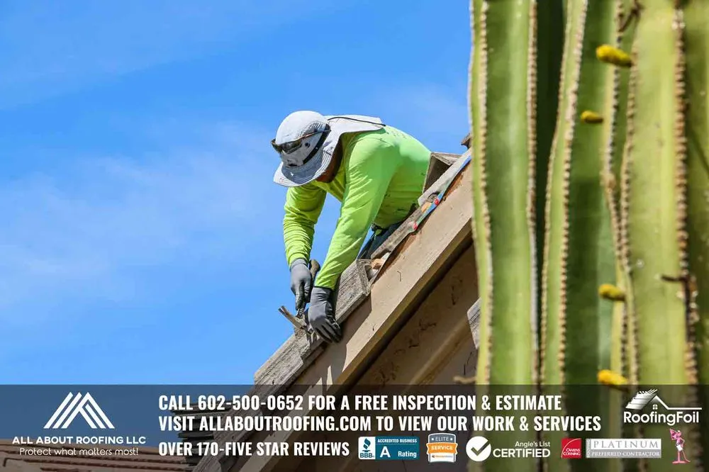 Slide of All About Roofing