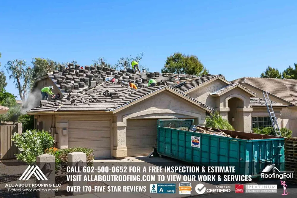 Slide of All About Roofing