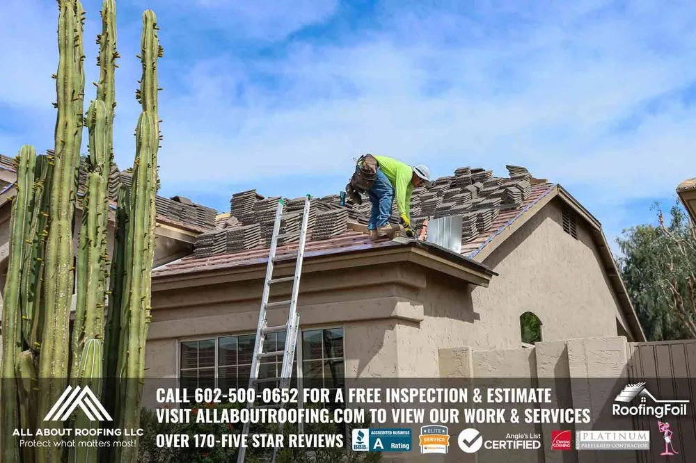 Slide of All About Roofing