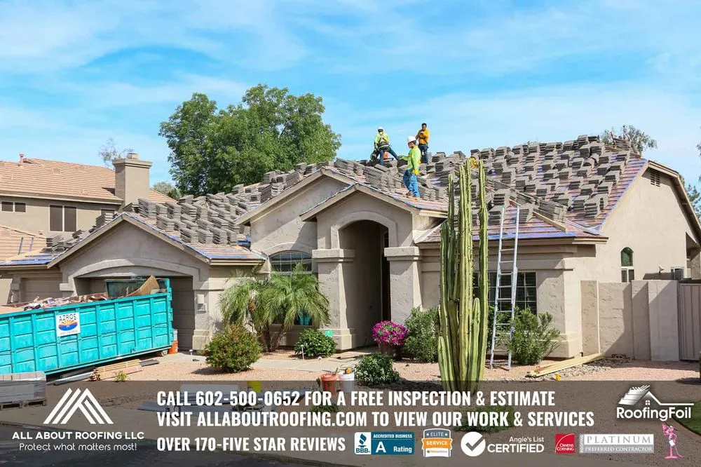 Slide of All About Roofing