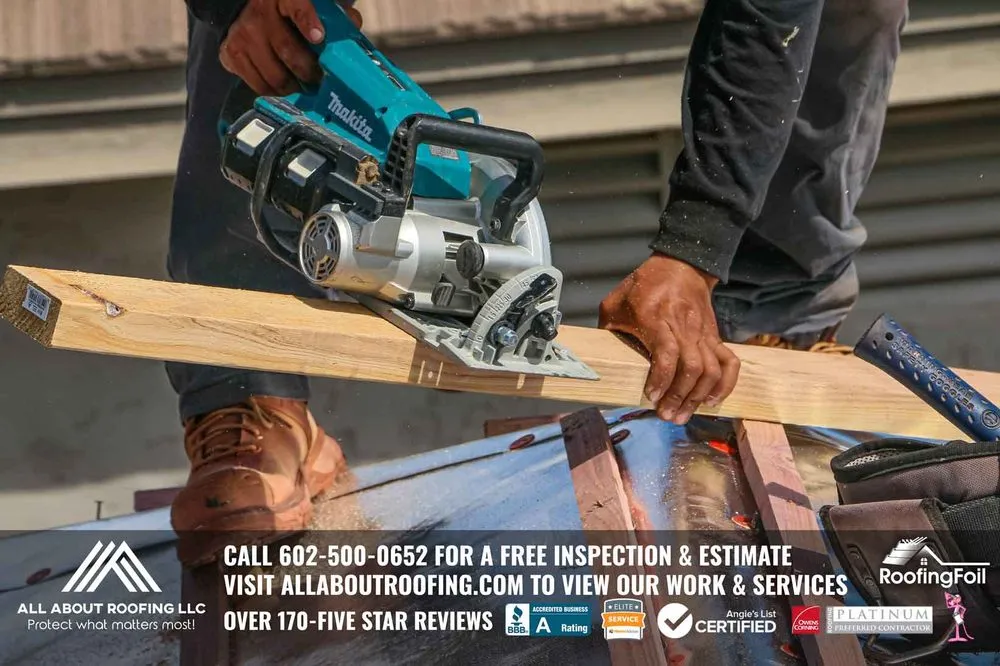 Slide of All About Roofing