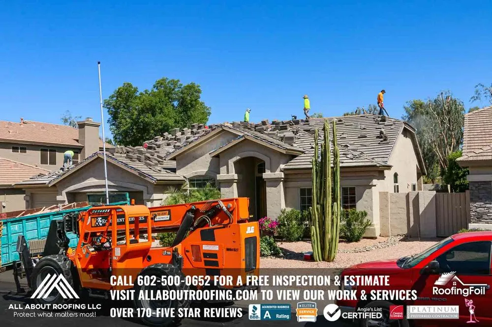 Slide of All About Roofing