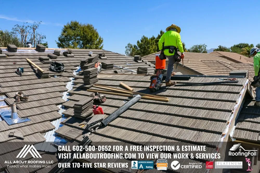 Slide of All About Roofing