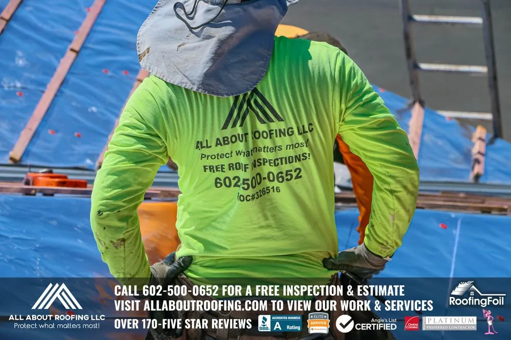 Slide of All About Roofing