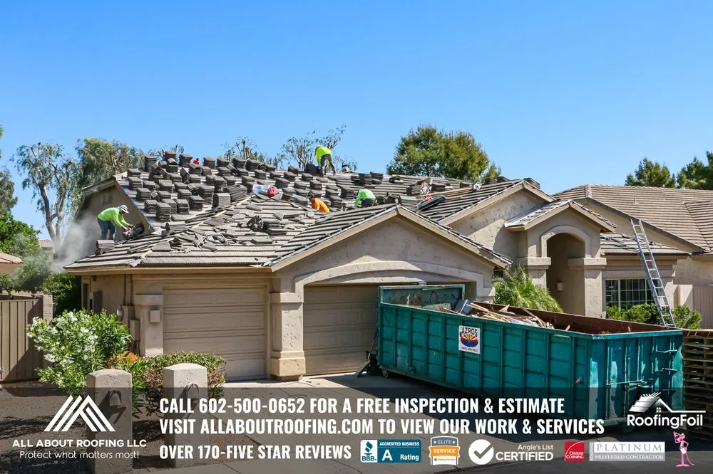 Slide of All About Roofing