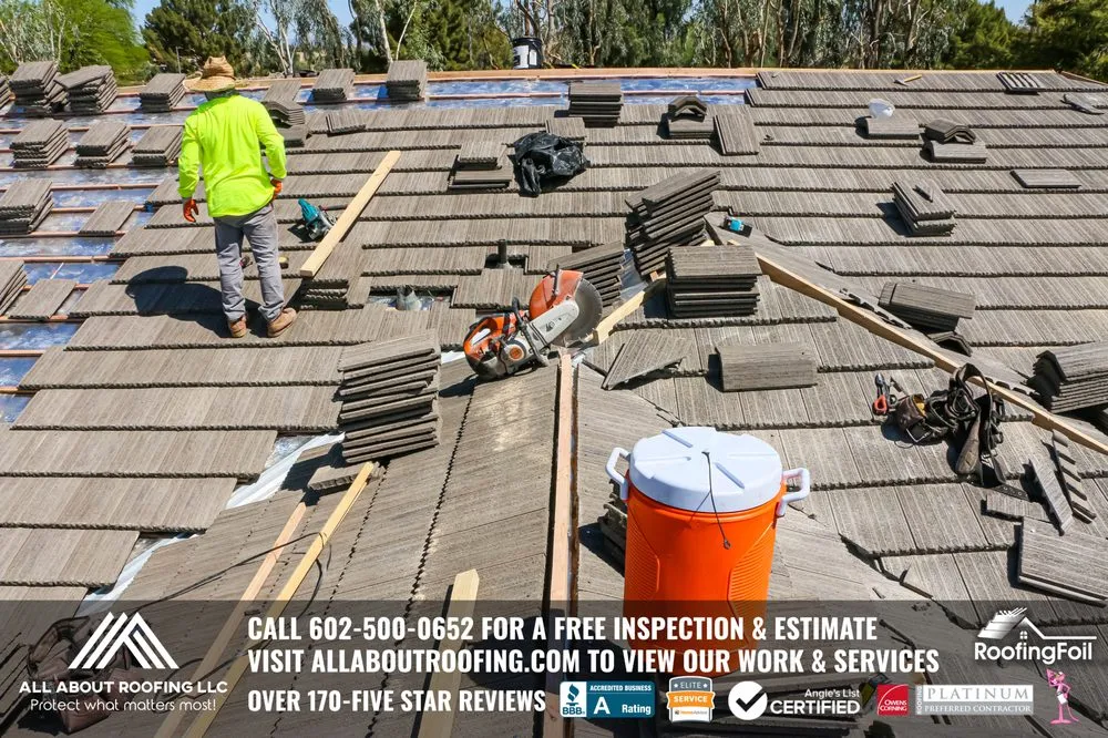 Slide of All About Roofing