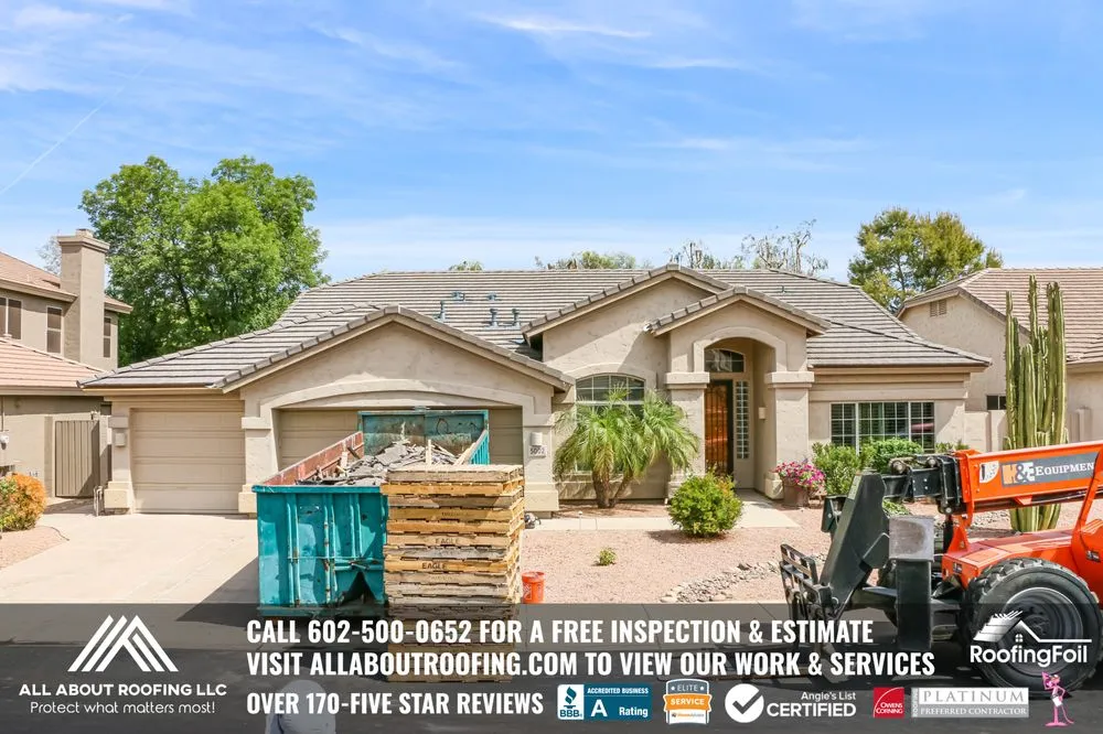 Slide of All About Roofing