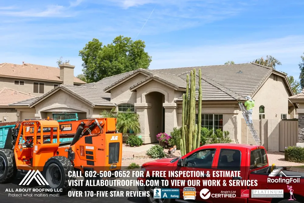 Slide of All About Roofing