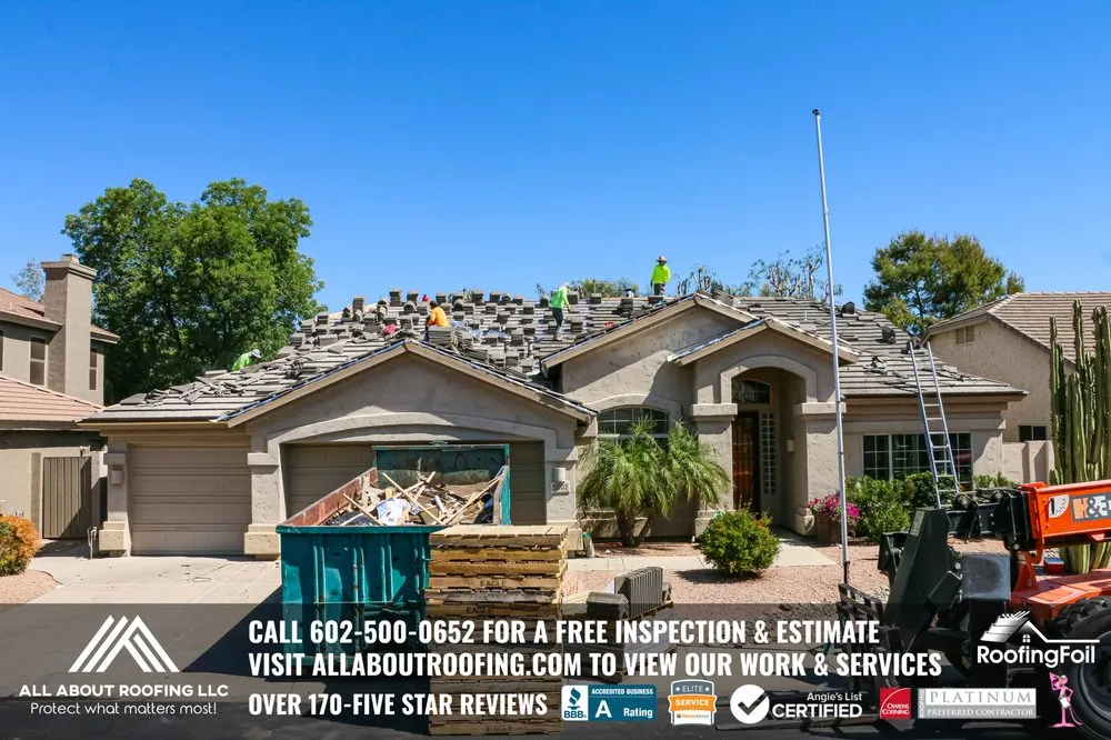 Slide of All About Roofing