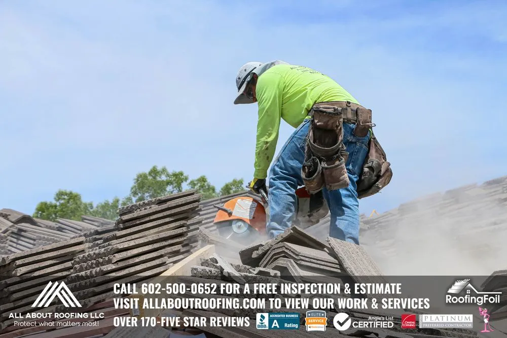 Slide of All About Roofing