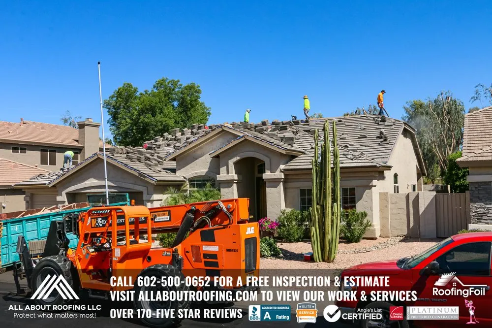 Slide of All About Roofing