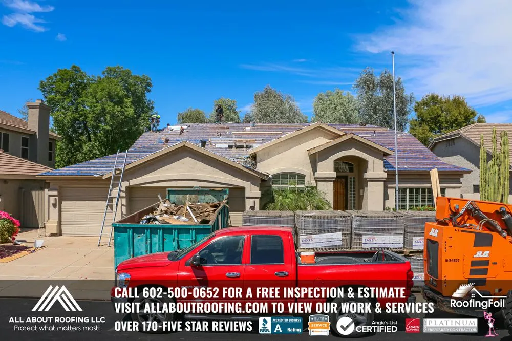 Slide of All About Roofing