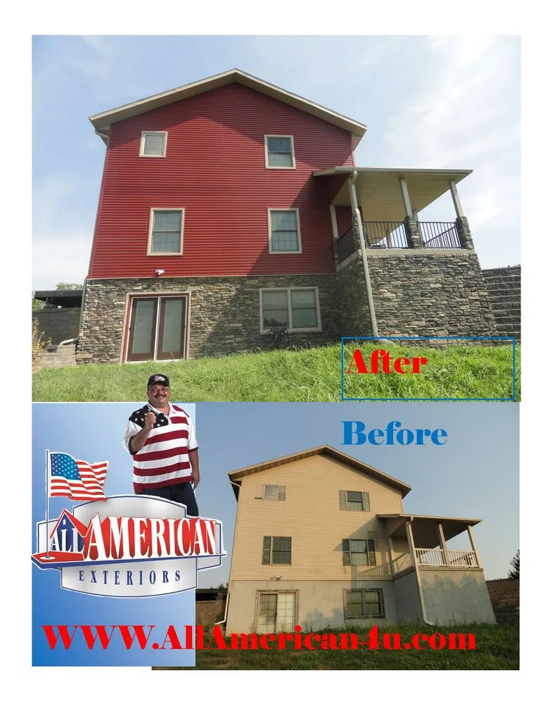 Slide of All American Exteriors