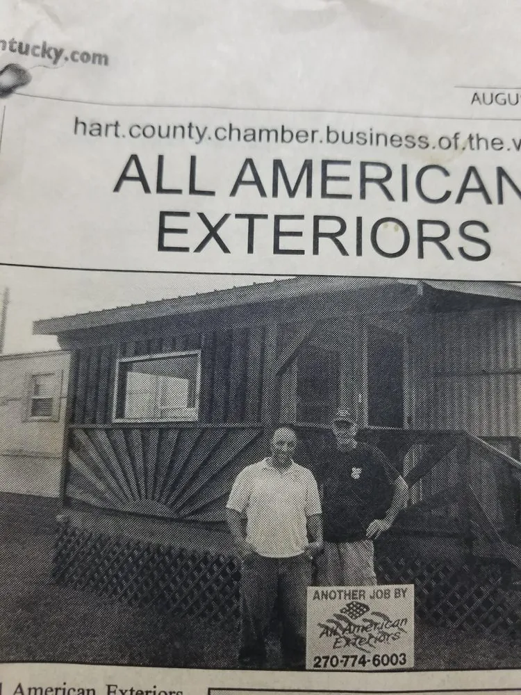 Slide of All American Exteriors
