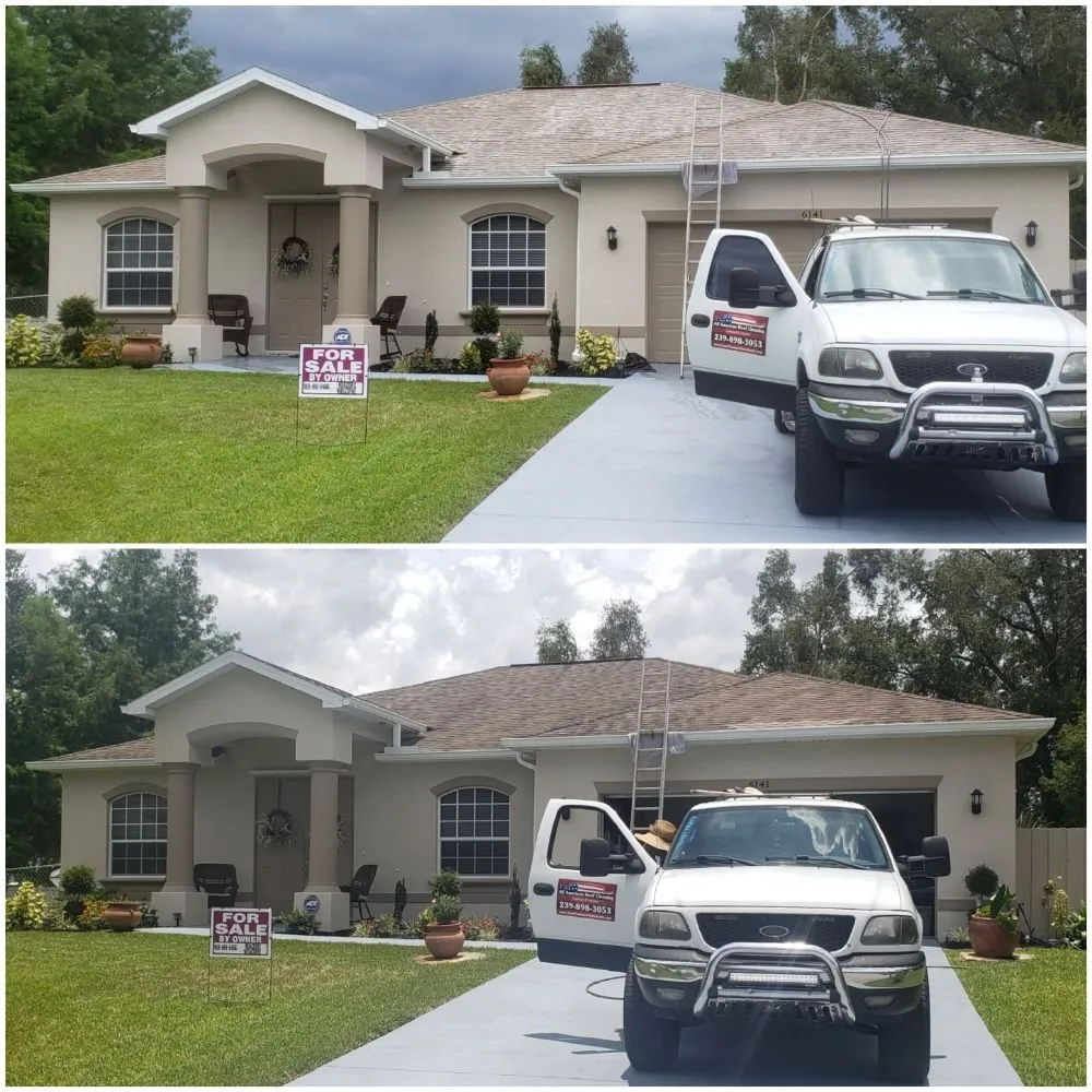 Slide of All American Roof Cleaning