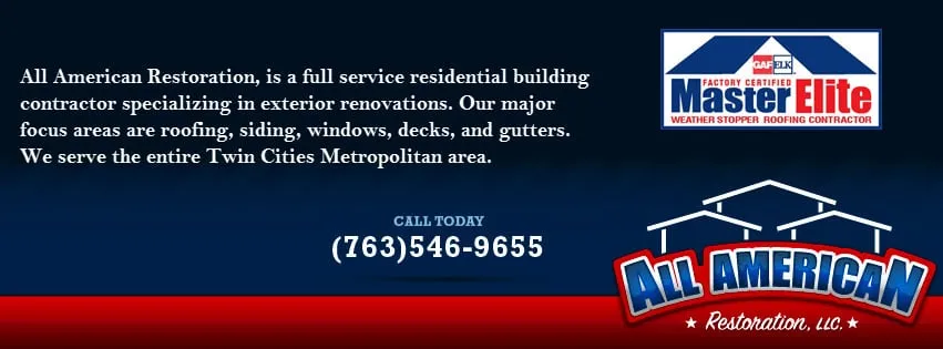 Slide of All American Roofing & Restoration