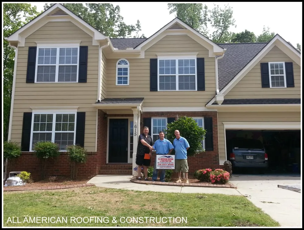 Slide of All American Roofing and Construction