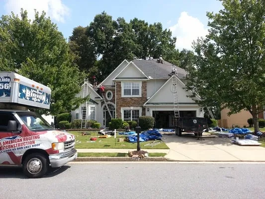 All American Roofing and Construction Logo