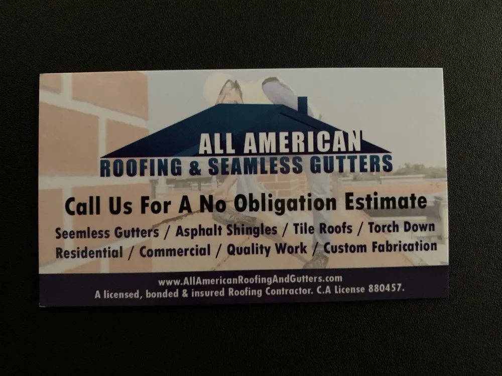 Slide of All American Roofing and Seamless Gutters