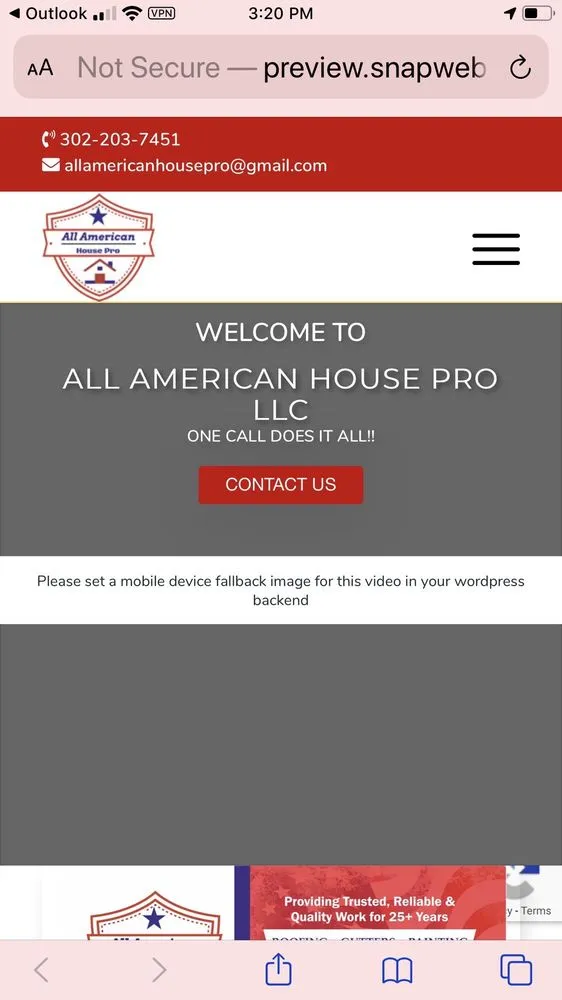 Slide of All American Roofing Contractor