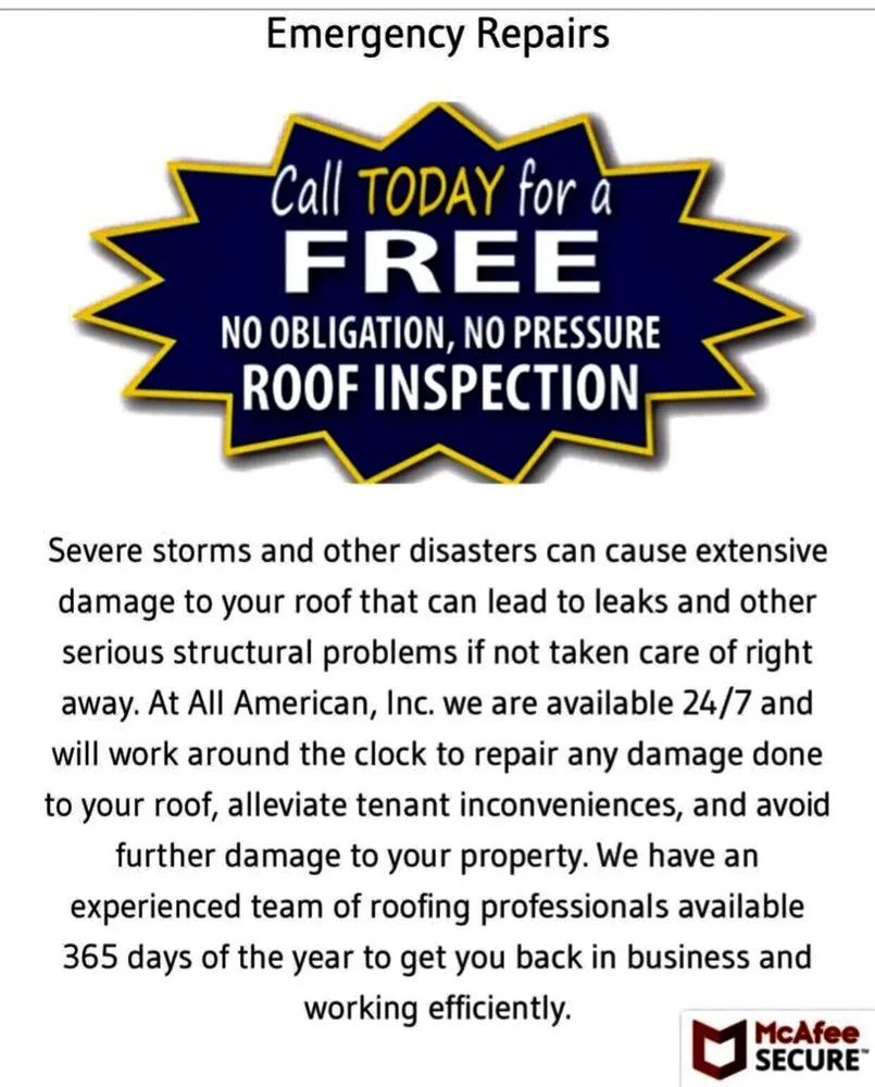 Slide of All American Roofing Contractor