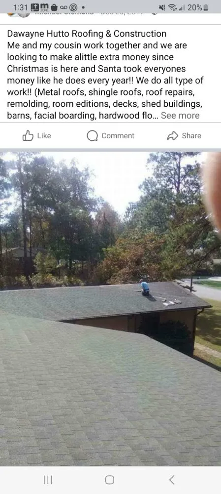 Emergency roof installation same-day service in Warrenville, SC by All Around Contractor