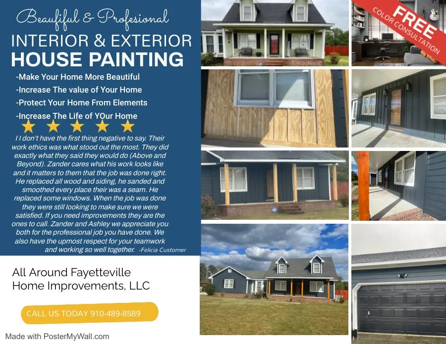 Slide of All Around Fayetteville Home Improvements