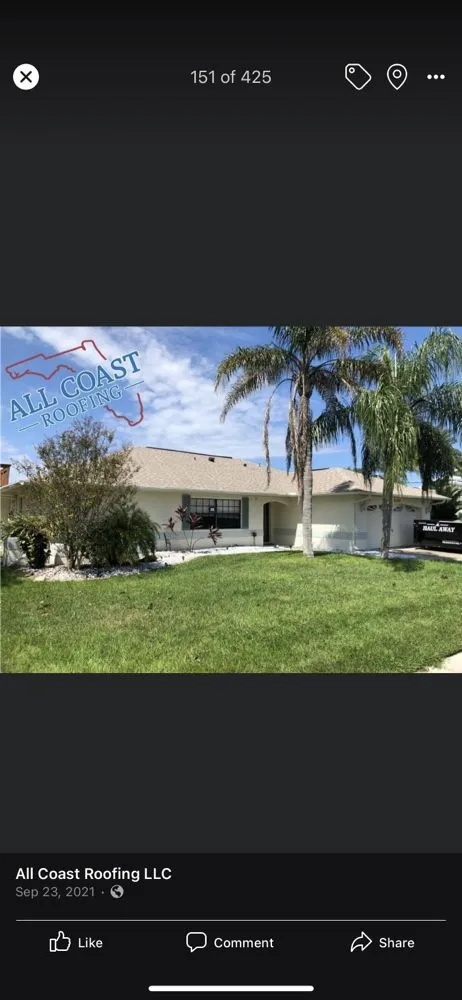 Slide of All Coast Roofing