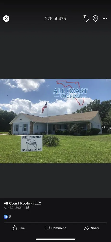 Slide of All Coast Roofing