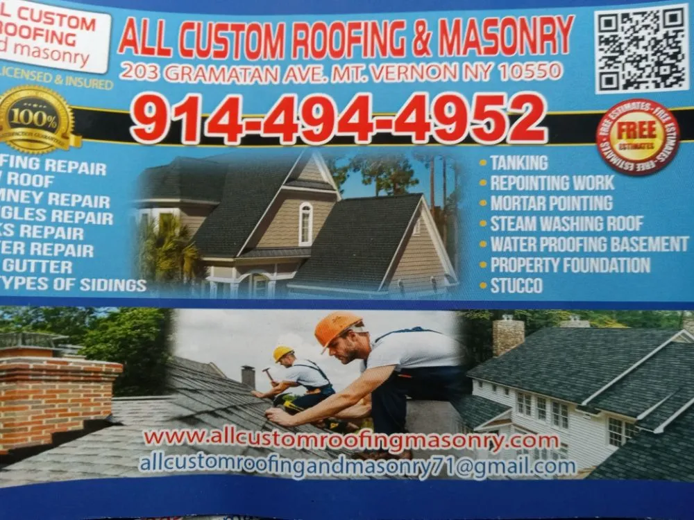 Slide of All Custom Roofing & Masonry