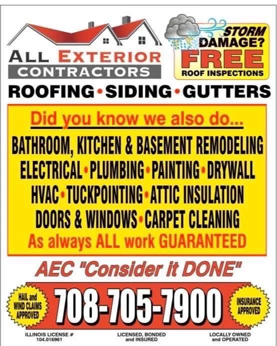 Slide of All Exterior Contractors
