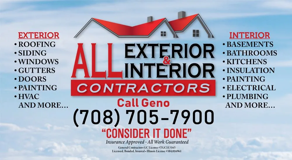 Slide of All Exterior Contractors