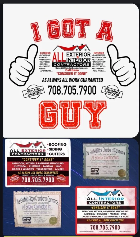 Slide of All Exterior Contractors