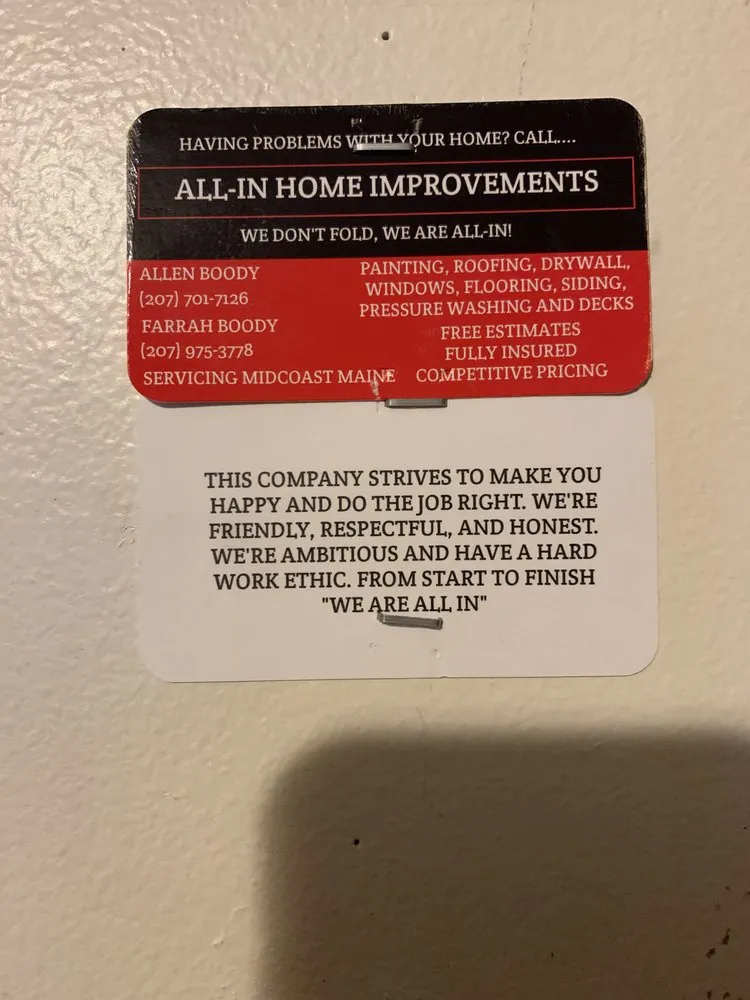 Slide of All-In-Home Improvements