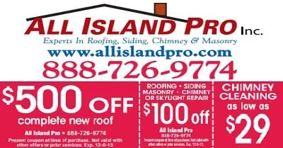 Slide of All Island Pro Roofing & Chimney