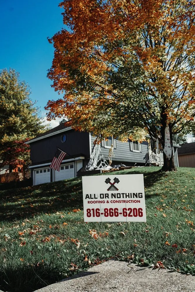 Slide of All or Nothing Roofing
