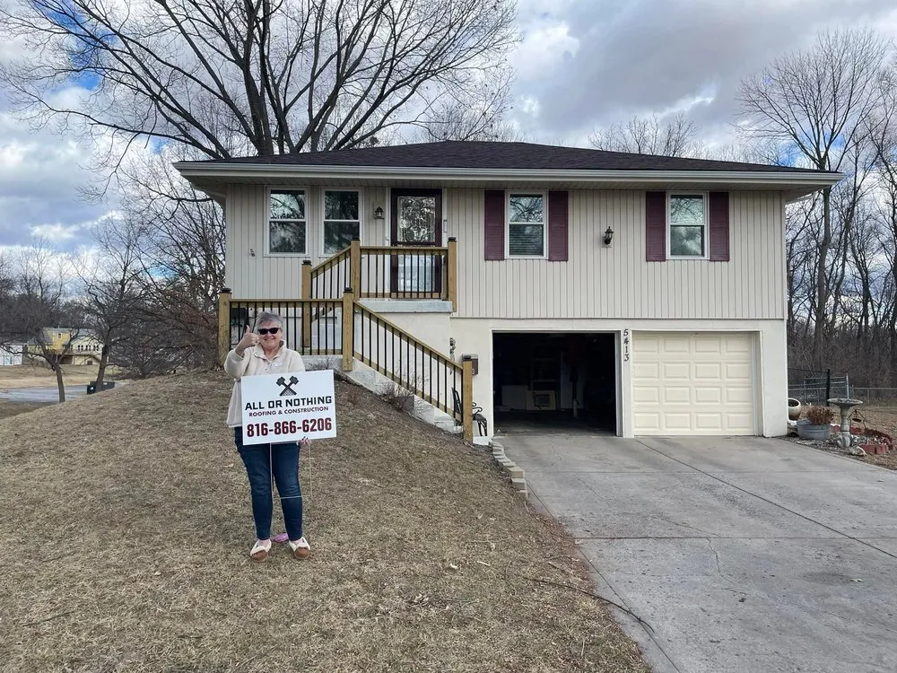 Slide of All or Nothing Roofing