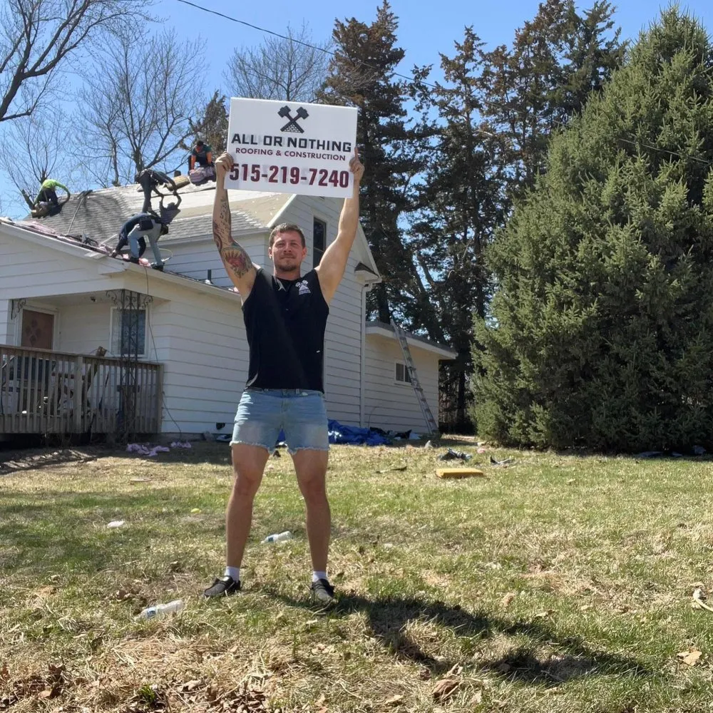 Slide of All or Nothing Roofing