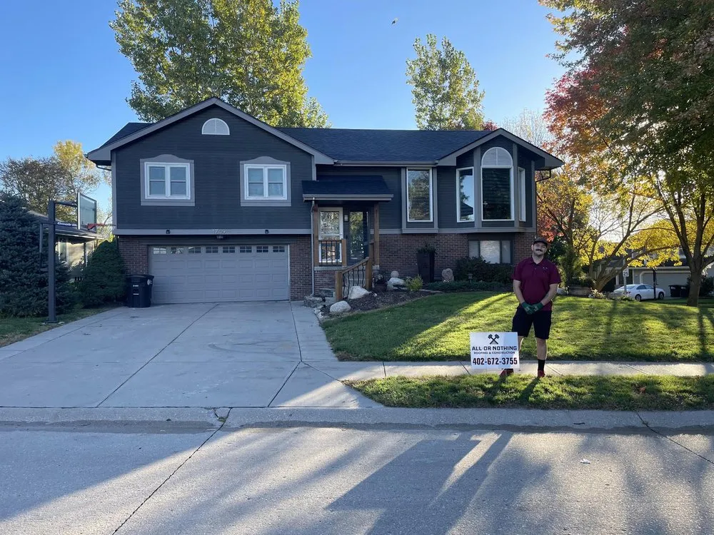 Slide of All or Nothing Roofing