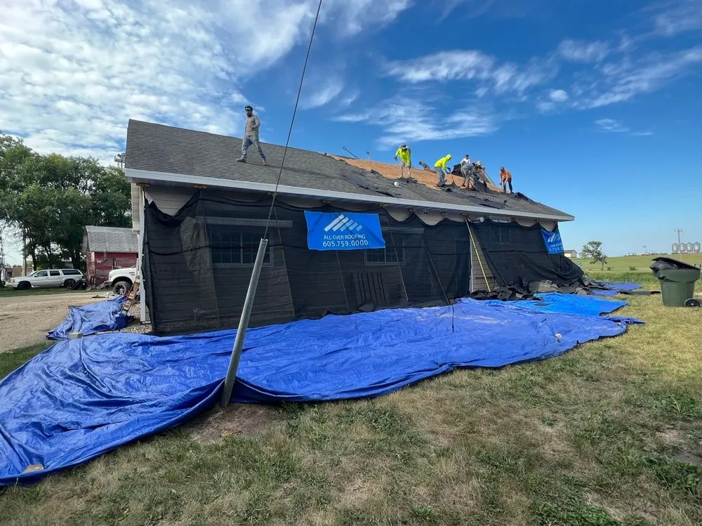 Slide of All Over Roofing