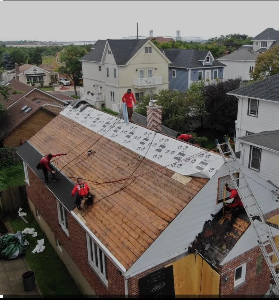 Expert roof leak repair with free inspection in valleystream, NY by All Property Masonry And construction